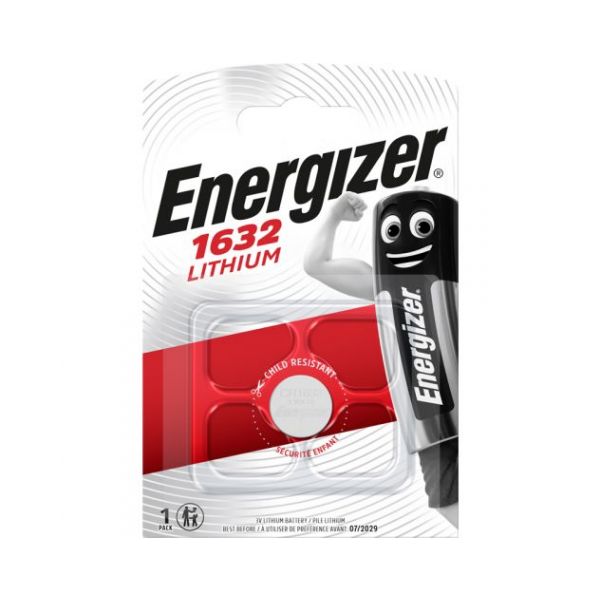 Energizer Lithium CR1632 Batteri (1 Stk. Blister)