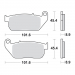 Bremseklosser  Front: 04-13 XL,EXCL. XR1200