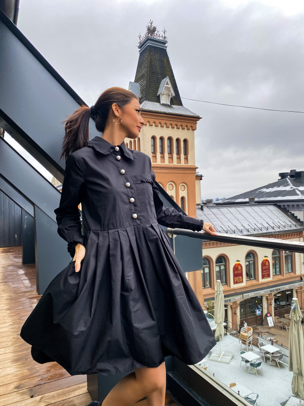 Lamia Dress - Anthracite Black  - Image 3