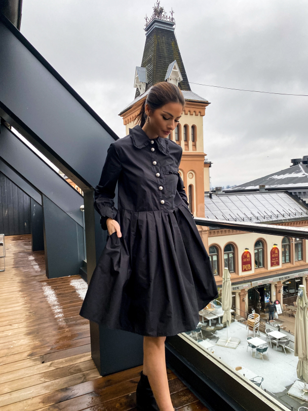 Lamia Dress - Anthracite Black  - Image 6