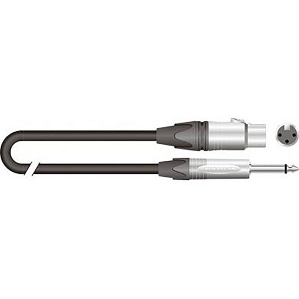 MIKROFONKABEL JACK - XLR HUN 6m