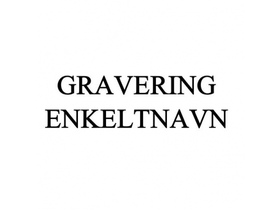 Gravering - Enkeltnavn