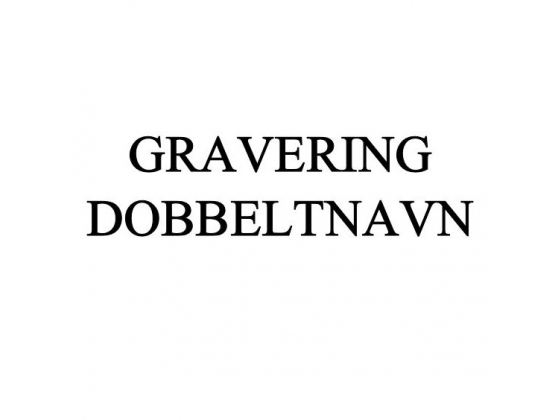 Gravering - Dobbeltnavn