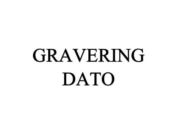 Gravering - Dato
