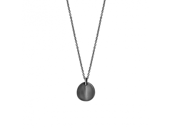 Oxidised silver necklace
