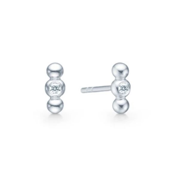 Bubbly Earstuds - Silver 
