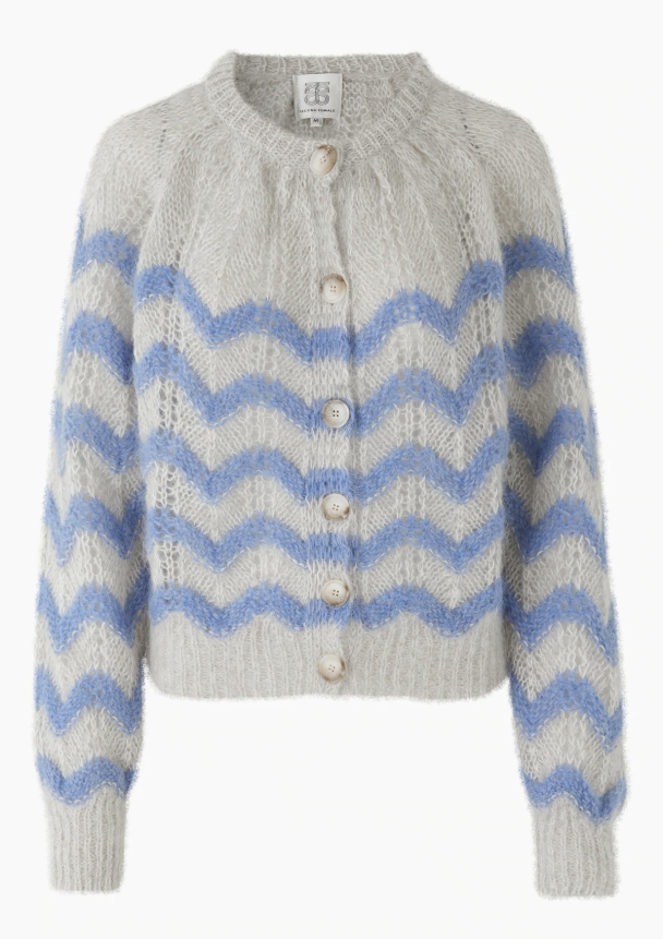 Juliette Knit Cardigan - Brunnera Blue  - Image 2