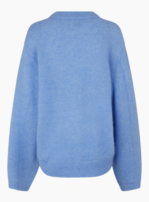 Brook Knit Wide Sleeve - Cornflower Blue  - Image 2