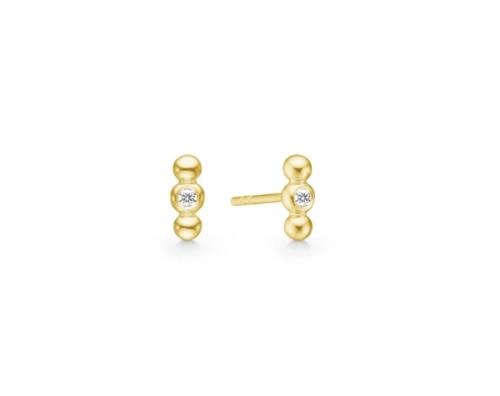 Bubbly Earstuds - Gold 
