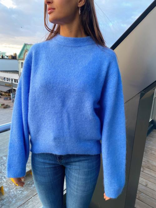 Brook Knit Wide Sleeve - Cornflower Blue 