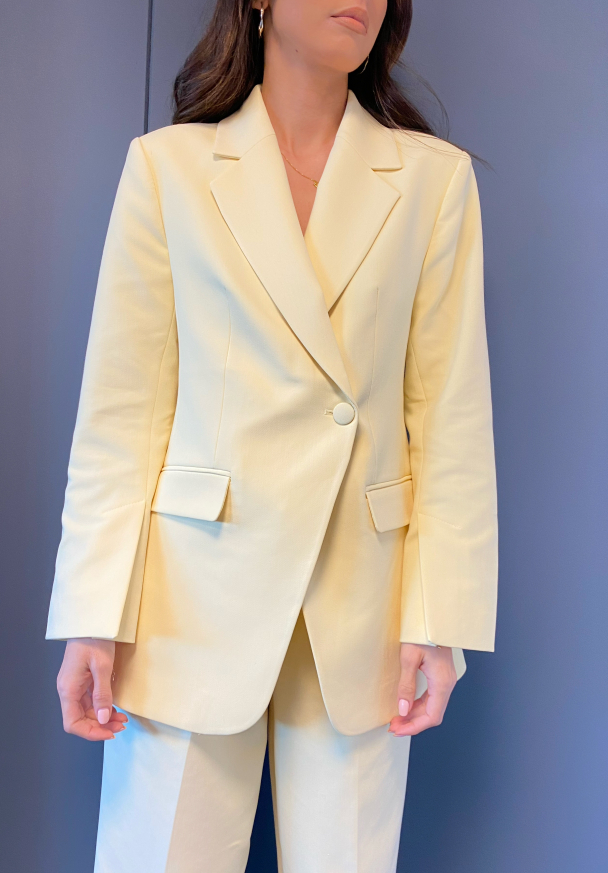 Freddy Slim Blazer - Double Cream/Melange  - Image 1