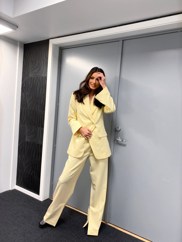 Freddy Slim Blazer - Double Cream/Melange  - Image 2