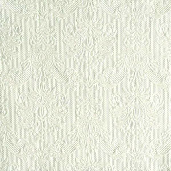 Servietter Middag Elegance Pearl White