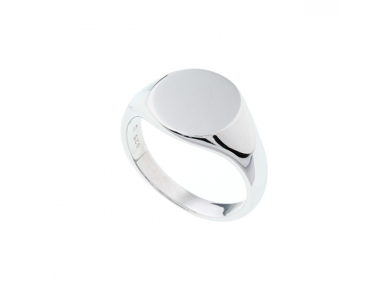 Stor blank signet ring