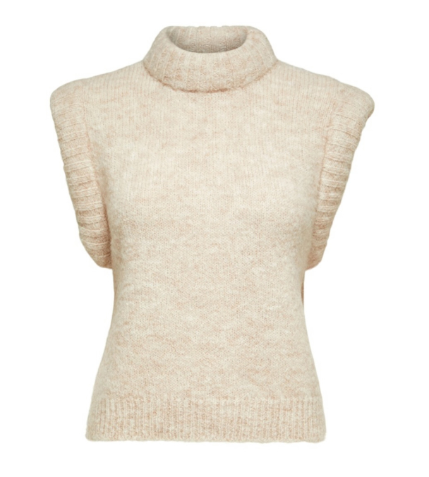Randi Knit Vest - Sandshell  - Image 2