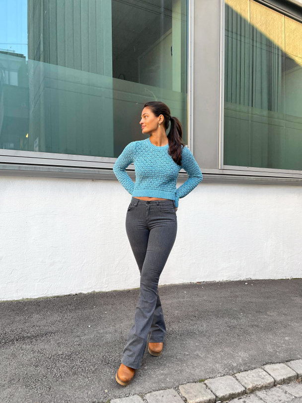 Patricia Knit Top - Ethereal Blue - Image 8