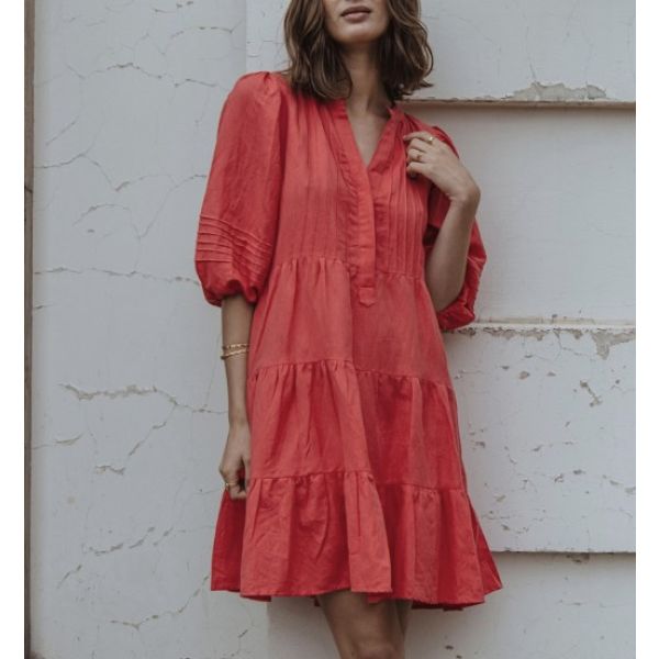 Lucy Dress - Rouge