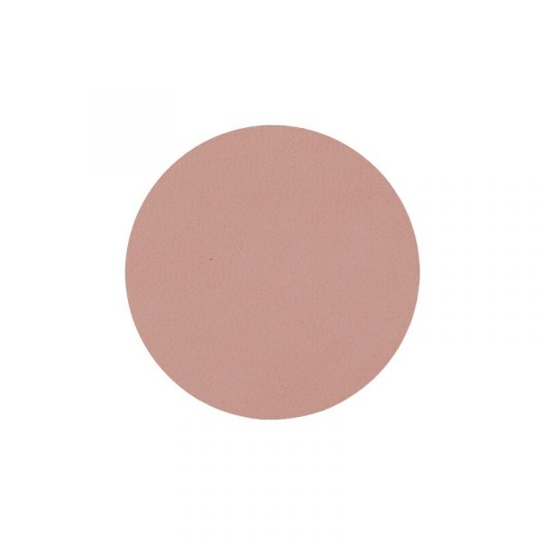 Glassbrikke rund Nupo rosa
