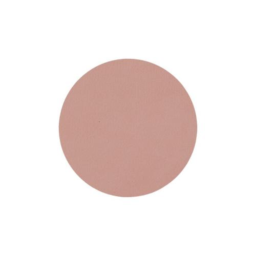 Glassbrikke rund Nupo rosa