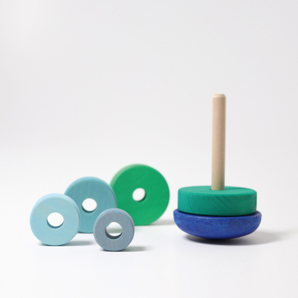 Stabletårn gyngende - Blå  - Image 2