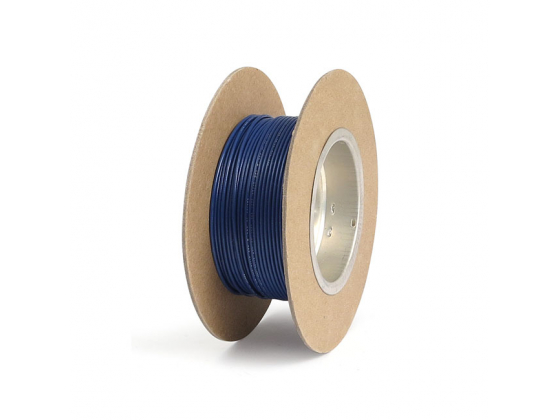 NAMZ, WIRE ON SPOOL. 18 GAUGE, 100FT. BLUE