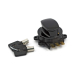 96-UP IGNITION SWITCH, SIDE HINGE TYPE. BLACK