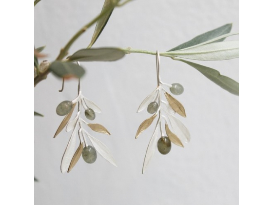 Øreheng - Silver Kalymnos Olive 