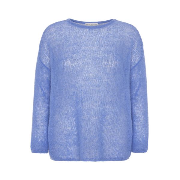 Melia Blue Mohair Sweater