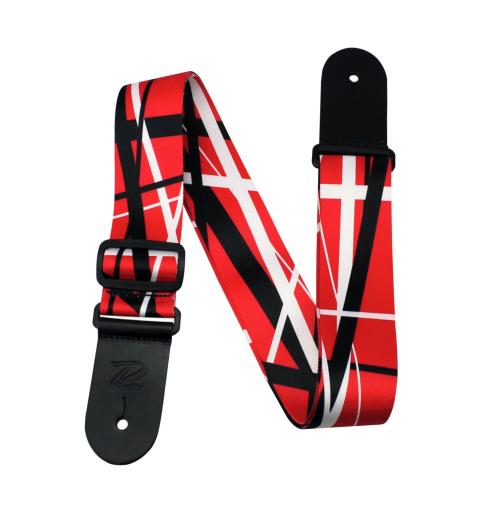 GITARREIM Poly Strap Stripes Red