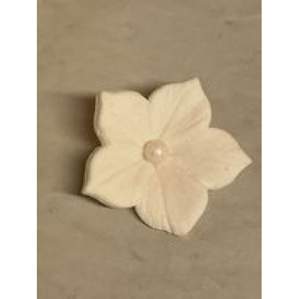 sukkerpynt, hvit blomst