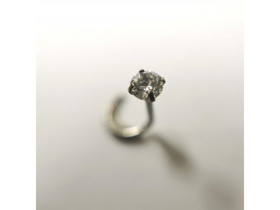 Piercing til nese m. cubic zirkonia