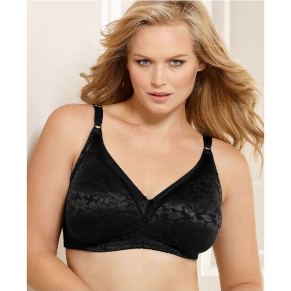 'Bali' wirefree bra, sort