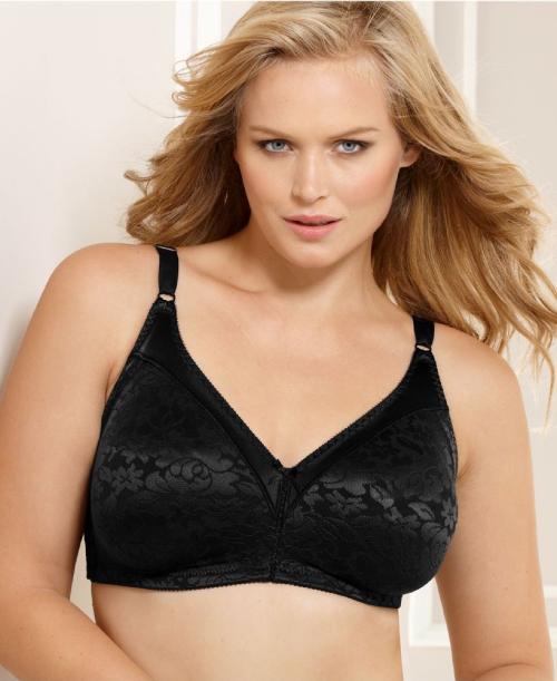 'Bali' wirefree bra, sort