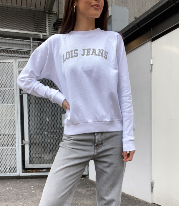 Iris Logo Sweat - White  - Image 1