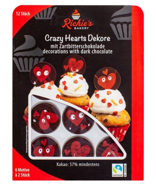 Sjokoladedekor, Crazy hearts