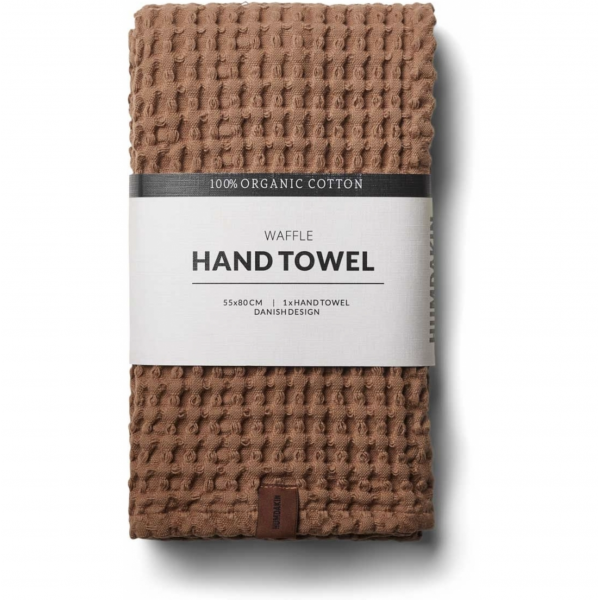 Waffle hand towel - Acorn