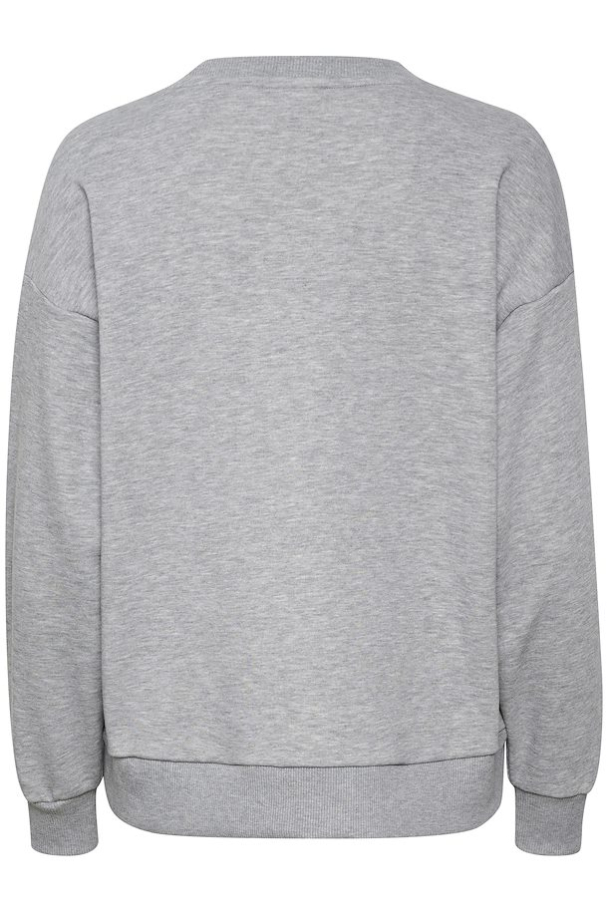 Tara Sweatshirt - Light Grey Melang - Image 3