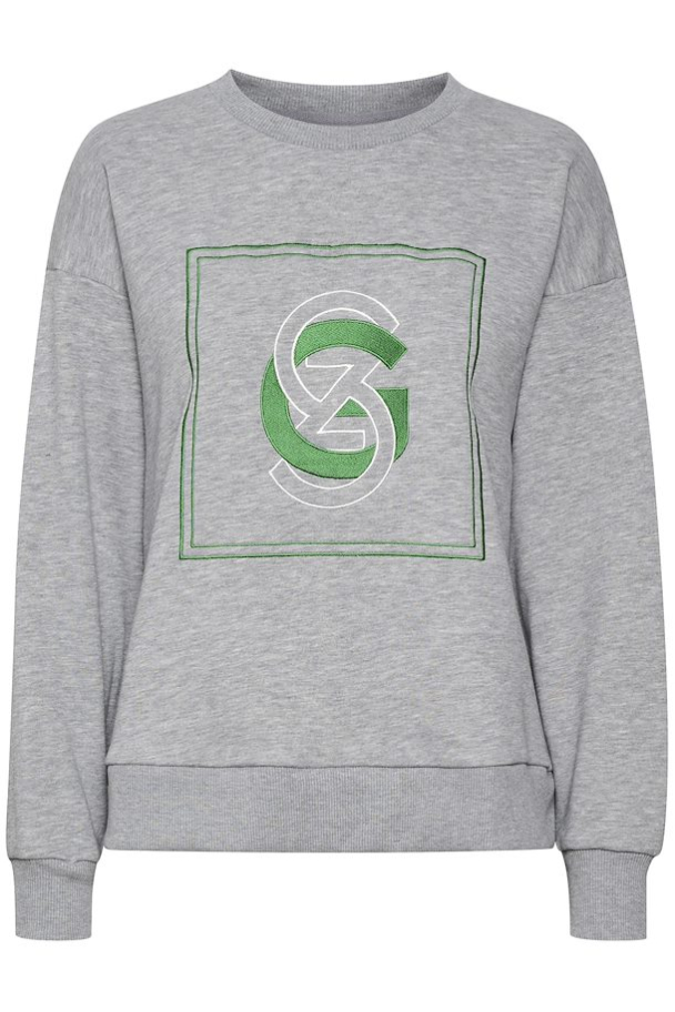 Tara Sweatshirt - Light Grey Melang - Image 4