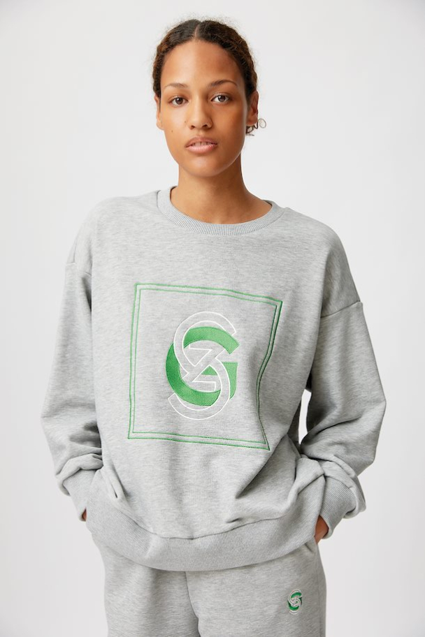 Tara Sweatshirt - Light Grey Melang - Image 5