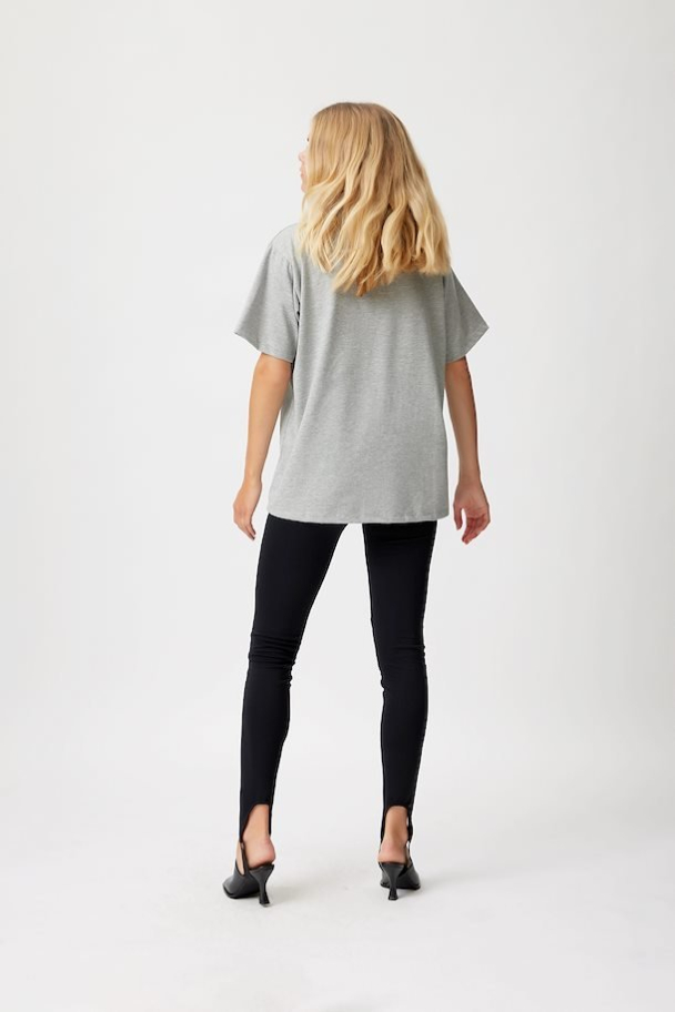 Gisa Tee - Light Grey Melang - Image 2