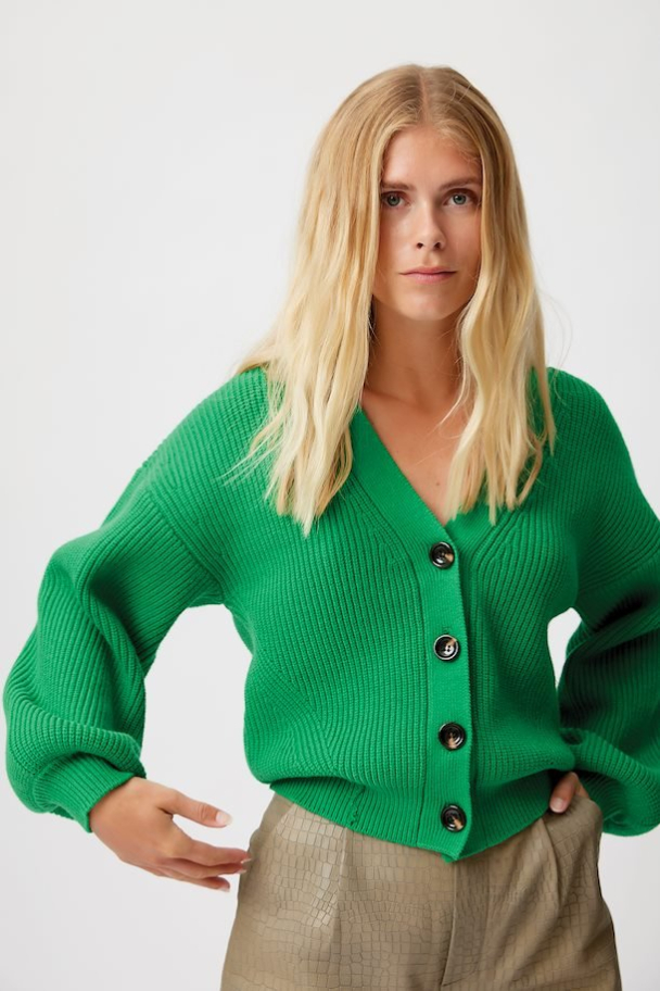 Embla V - Cardigan - Green Bee  - Image 5