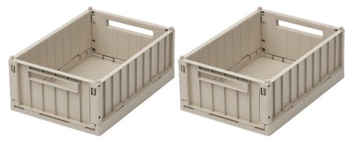 LIEWOOD - WESTON STORAGE BOX S 2-PK SANDY