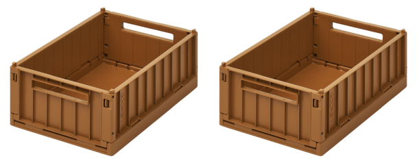 Weston Storage Box S 2-pk - Golden Caramel - Image 1
