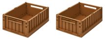 Liewood | Weston Storage Box M 2-pk - Golden Caramel