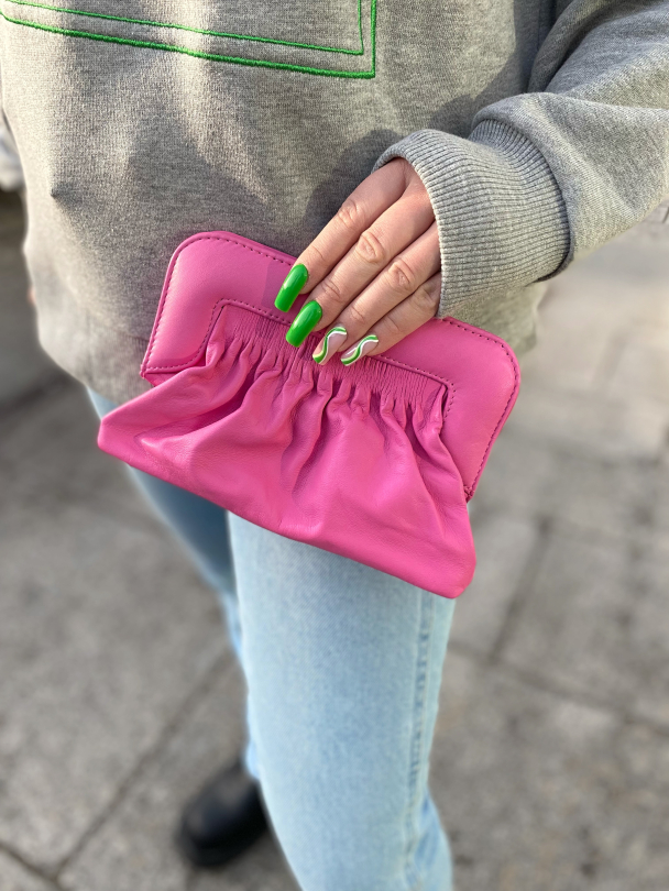 Velda Mini Clutch - Phlox Pink  - Image 1