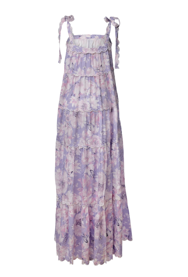 Peachy Dress Lavender Garden - Image 3