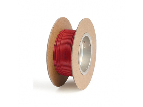 NAMZ, WIRE ON SPOOL. 18 GAUGE, 100FT. RED