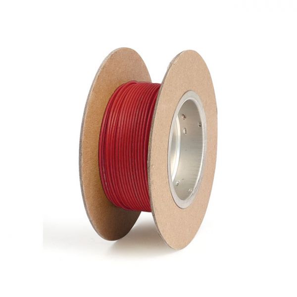 NAMZ, WIRE ON SPOOL. 18 GAUGE, 100FT. RED