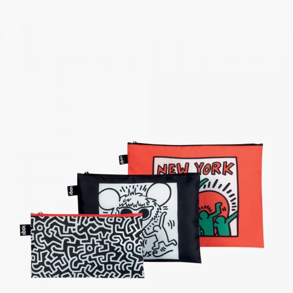 Sett med mapper Keith Haring 'New York'