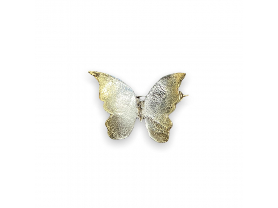 Sølv sommerfugl nål